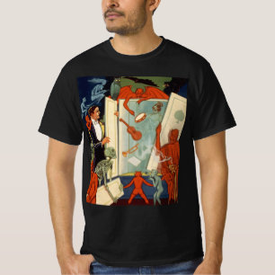 Vintager Magier Carter the Great Magic Act T-Shirt