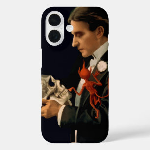 Vintager Magier, Thurston, der einen menschlichen  iPhone 16 Hülle