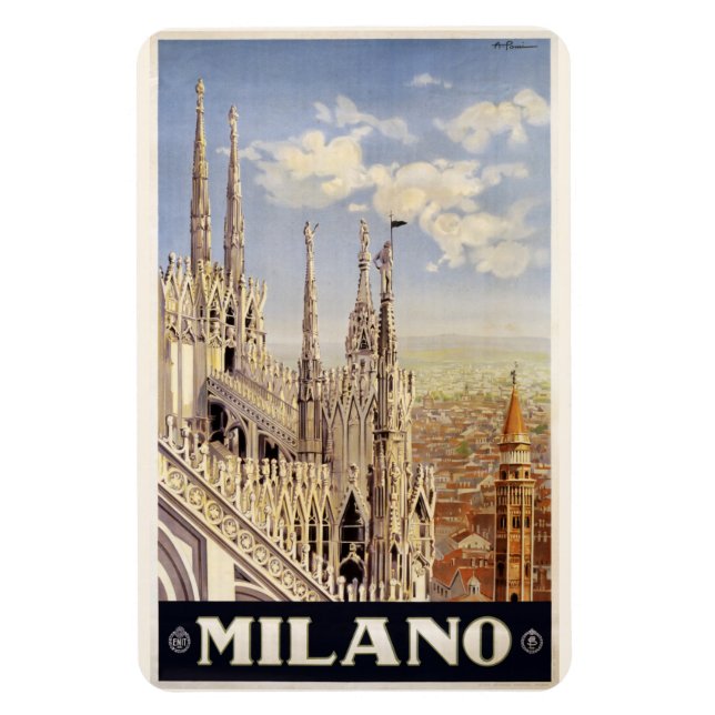 Vintager Magnet Milano Mailand Italien (Vertikal)