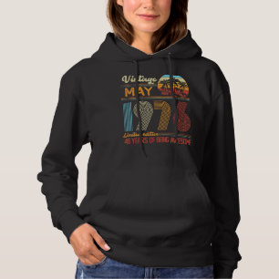 Vintager Mai 1976 Geburtstag Hoodie