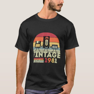 Vintager Mai 1981 40. Geburtstag 40 Jahre alte Dec T-Shirt