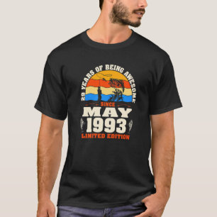 Vintager Mai 1993 29 Jahre Jährliche Fischerei 29. T-Shirt