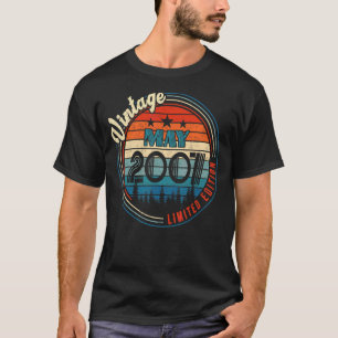 Vintager Mai 2007 15 Jahre alter Geburtstag T-Shirt