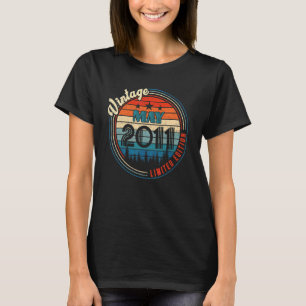 Vintager Mai 2011 11 Jahre alter Geburtstag T-Shirt