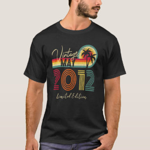 Vintager Mai 2012 10. Geburtstag 10 Jahre alt T-Shirt