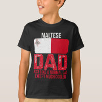 Vintager maltesischer Vater - Malta-Flaggenentwurf