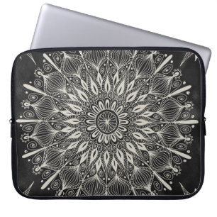 "Vintager Mandala-" - Laptop-Hülse Laptopschutzhülle