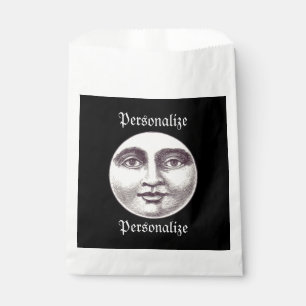 Vintager Mann im Mond Geschenktütchen
