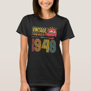 Vintager März 1948 74 Jahre Geburtstag 2 T-Shirt