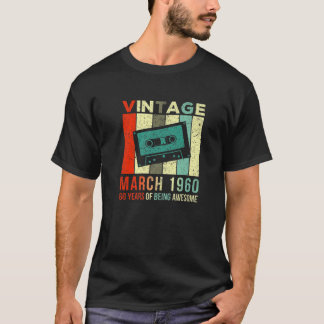 Vintager März 1960 60 Jahre Phantastisch 60. T-Shirt