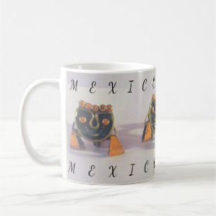 Vintager Maya Artisan Themed Mexico Kaffeetasse