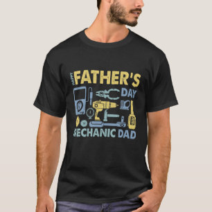 Vintager mechanischer Vater Handyman Funny Vaterta T-Shirt