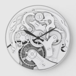 Vintager Mechanismus Große Wanduhr