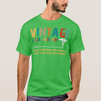 Vintager medizinischer Assistent T-Shirt