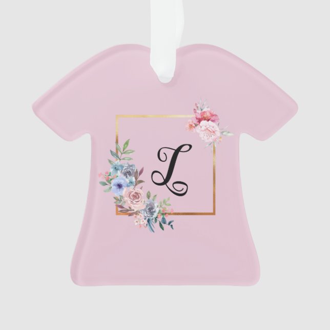 Vintager, mehrfarbiger Text für Blume Ornament (Vorderseite)