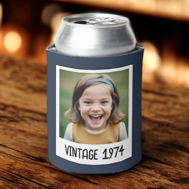 Vintager Meilenstein Geburtstag Foto Keepake Dosenkühler (Von Creator hochgeladen)