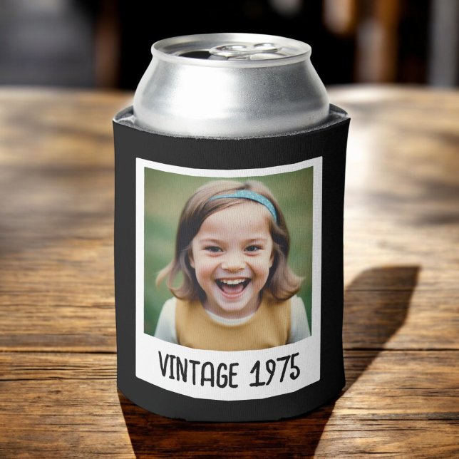 Vintager Meilenstein Geburtstag Foto Keepake Dosenkühler (Von Creator hochgeladen)