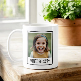 Vintager Meilenstein Geburtstag Foto Keepake Kaffeetasse