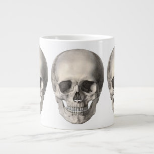 Vintager menschlicher Anatomie Schädel, Halloween- Jumbo-Tasse