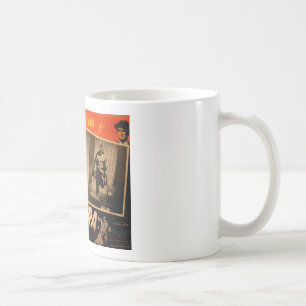 Vintager Mexikaner verdeckte Held-Lobby-Karte Tasse