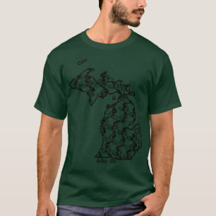Vintager Michigan Staat Bike Bike MI Reiten T-Shirt
