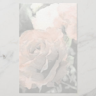 Vintager mit Blumenhintergrund der Kunst mit Briefpapier