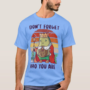 Vintager mittelalterlicher Avocadokönig, lustige K T-Shirt