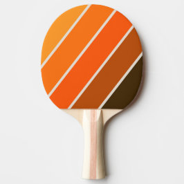 Vintager Mitternachtssonne kühl gestreift Tischtennis Schläger