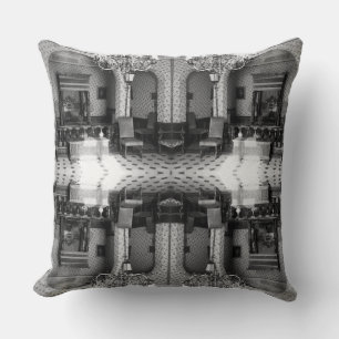 Vintager Monaco-Palast Prinz Louis XIII-Zimmermäus Kissen