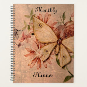 Vintager Monatsplaner Planer