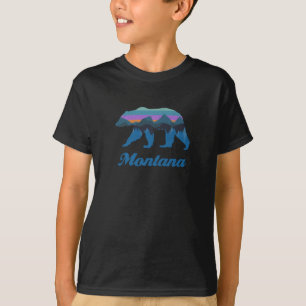 Vintager Montana Bär T-Shirt