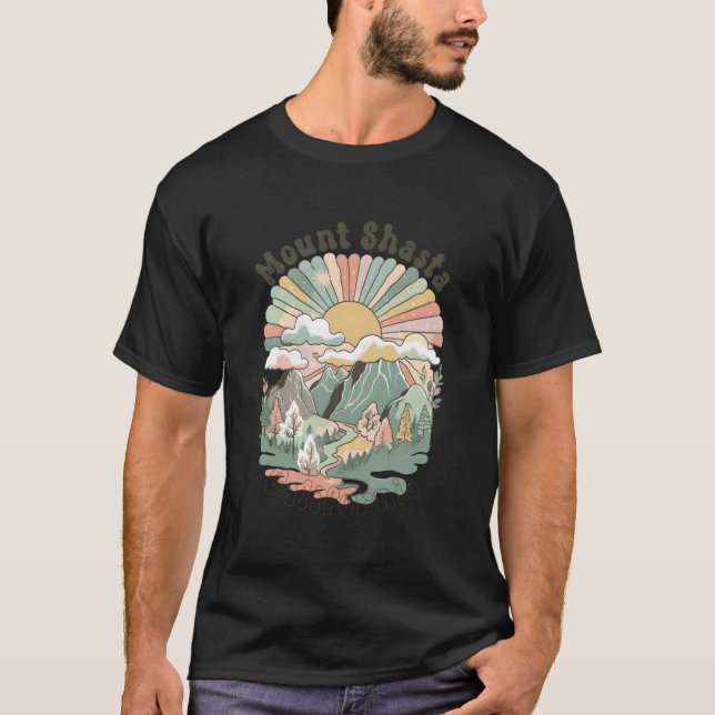 Vintager Monte Shasta T-Shirt (Vorderseite)