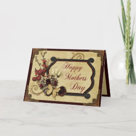 Vintager Mother´s Tag Karte