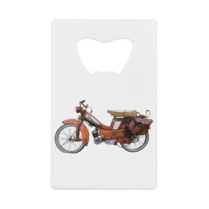 Vintager Motobecane Moped Geldbeutel Flaschenöffner