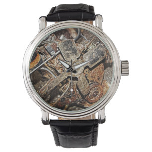 Vintager Motor Armbanduhr