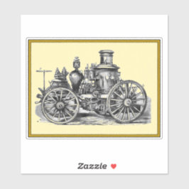 Vintager Motor Aufkleber