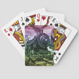 Vintager Motor Spielkarten