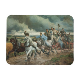 Vintager Motor (von Eugène Burnand) Magnet