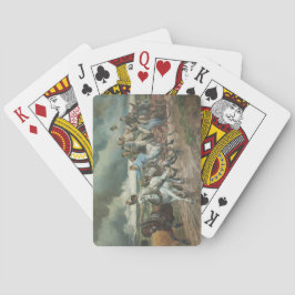 Vintager Motor (von Eugène Burnand) Spielkarten