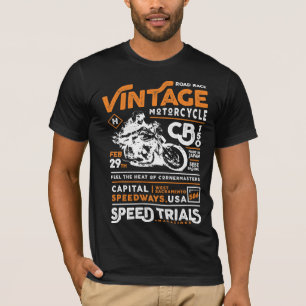 Vintager Motorrad-Verein T-Shirt