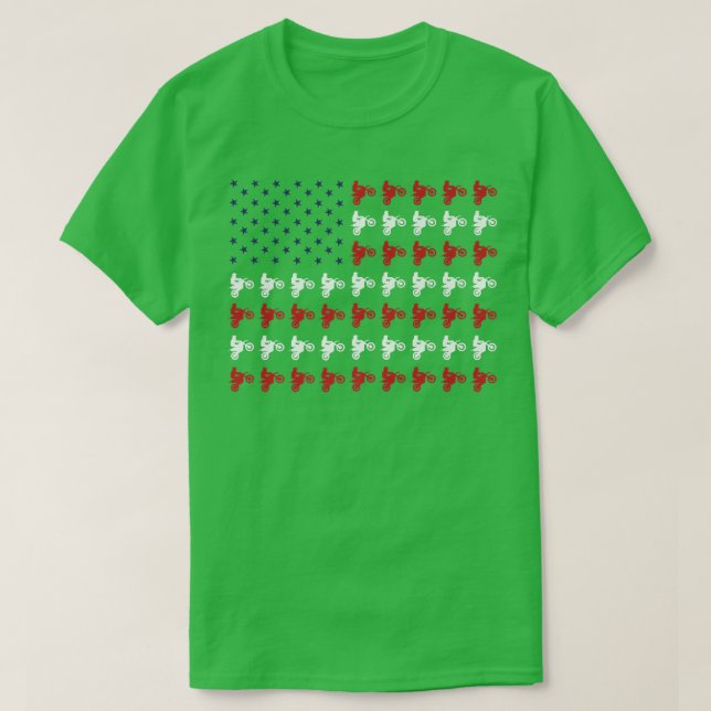 Vintager Motorradfahrer T-Shirt (Design vorne)