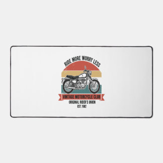 Vintager Motorradklub Est. 1982 Schreibtischunterlage