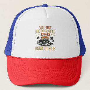 Vintager Motorradpapa geboren Truckerkappe