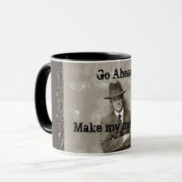 Vintager Mugshot-Mafia-Gangster Tasse