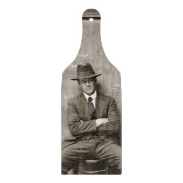 Vintager Mugshot-Mafia-Gangster witzig Schneidebrett