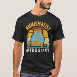 Vintager Münzsammler für Enthusiasten Gr T-Shirt