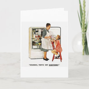 Vintager Muttertag Karte