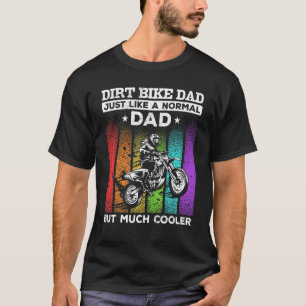 Vintager Mx Motocross Dirt Bike Vater wie ein Nor T-Shirt