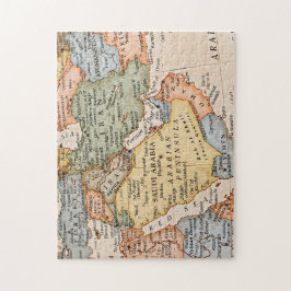 Vintager Nahost-Arabischer Plan Puzzle