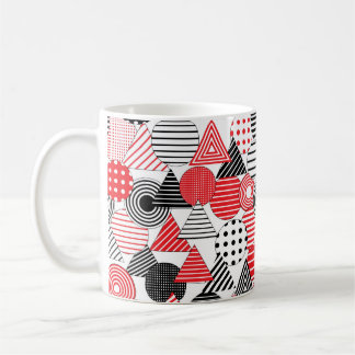 Vintager nahtloser abstrakter Hintergrund. Dotter  Kaffeetasse
